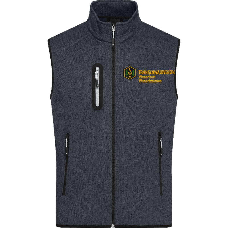 vorne Dark-Grey-Melange-Silver